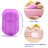 Travel Disposable Paper Soap - Scented Mini Soap Sheets (20pcs) for Hand and Bath Cleaning - Image 5