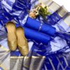 Fancy Unstitched Suit for Girls – Kataan Silk Shirt & Trouser with Organza Zari Dupatta and Golden Khussa - Image 9