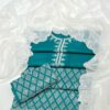 3PC Soft Cotton Lawn Dress – Sequin Embroidered Shirt, Contrasting Chiffon Dupatta & Trouser - Image 9