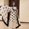 3-Piece Organza Dress – Brush Pant Style Shirt & Dupatta with Kattan Patch Work | Elegant Formal Wear - Image 5