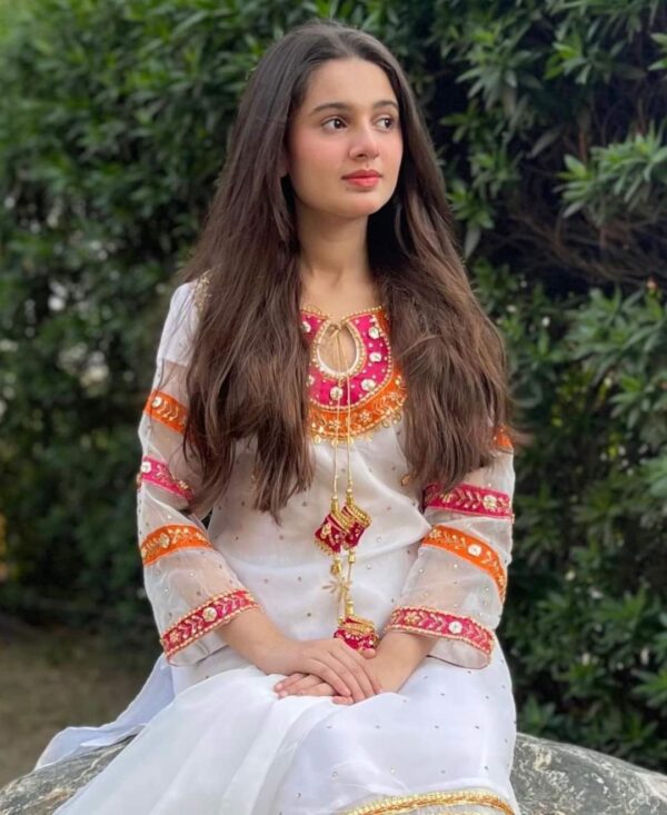 New Women’s Collection - Handmade Zaari Beads & Gotta Work Organza Shirt with Matching Organza Dupatta – Unstitched 2-Piece Dress