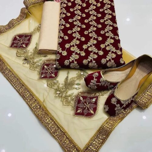 New Elegant Women's Wedding Wear unstitched dress for women
