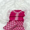 3PC Soft Cotton Lawn Dress – Sequin Embroidered Shirt, Contrasting Chiffon Dupatta & Trouser - Image 6
