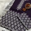 3PC Soft Cotton Lawn Dress – Sequin Embroidered Shirt, Contrasting Chiffon Dupatta & Trouser - Image 5