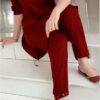 2-Piece Unstitched Kataan Silk Suit for Women – Shirt & Trouser - Image 14