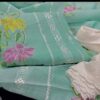 Paper Cotton Shirt, Skin Trouser & Paper Cotton Dupatta – 3-Piece Unstitched Dress - Image 4