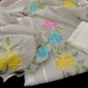 Paper Cotton Shirt, Skin Trouser & Paper Cotton Dupatta – 3-Piece Unstitched Dress - Image 3