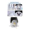 Wall-Mount Toothpaste Dispenser & 5-Slot Toothbrush Holder - Image 3