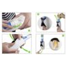 Wall-Mount Toothpaste Dispenser & 5-Slot Toothbrush Holder - Image 5