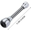 360° Rotatable Sink Faucet Sprayer – Anti-Splash Nozzle with Flexible Hose - Image 3