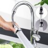 360° Rotatable Sink Faucet Sprayer – Anti-Splash Nozzle with Flexible Hose - Image 7