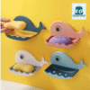 Fish Shape Wall-Mounted Soap Holder – Double Layer Drainage, Waterproof PP Dish Tray - Image 5