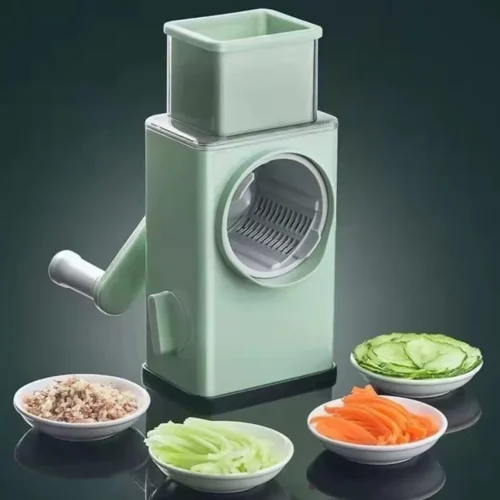 Manual vegetable chopper green